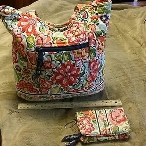 Vera Bradley purse and wallet in Hope Garden