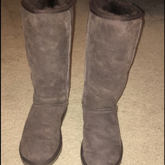 Brown tall UGGS