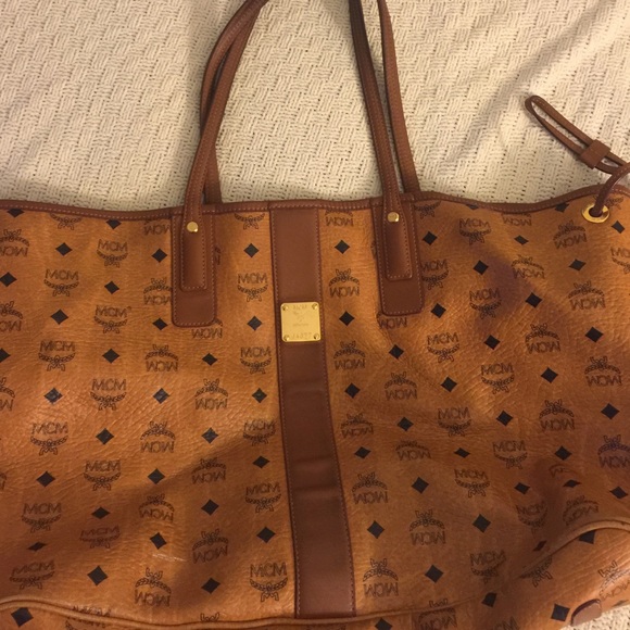 Authentic MCM Large reversible tote