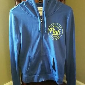 PINK Full zip hooded jacket/hoodie.