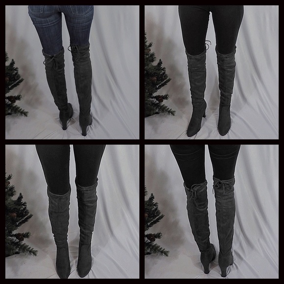 CLEARANCE ‼️FIRM‼️Gray Over the Knee boot - Picture 4 of 4