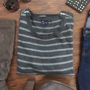 Donated. Light/Dark Gray Sweater