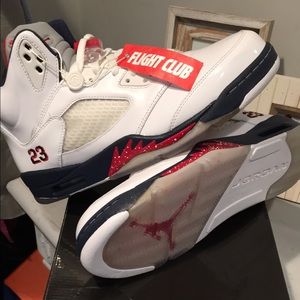 Jordan retro 5 Olympic Addition