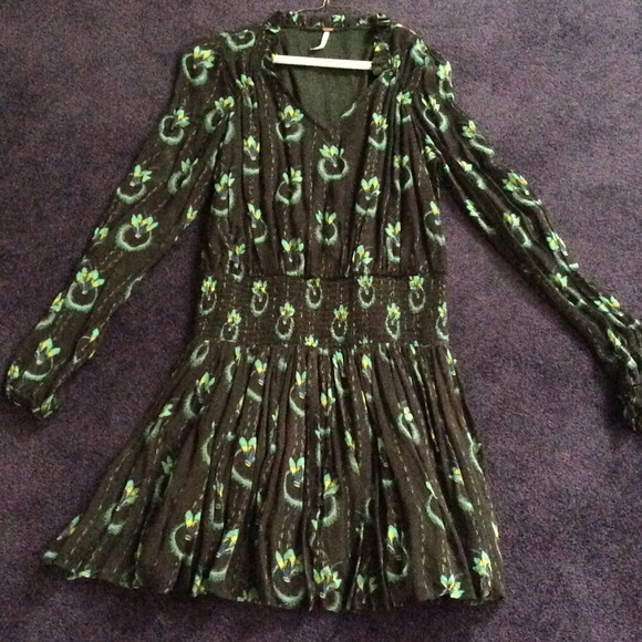 Long sleeved free people dress