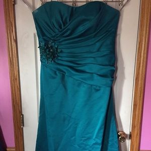 Teal prom dress size 16/18