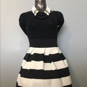 Black and white skirt