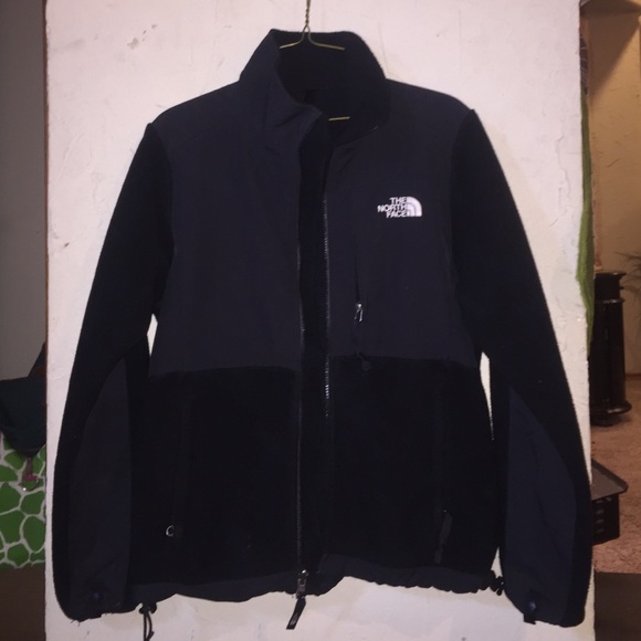 Black North Face winter jacket.