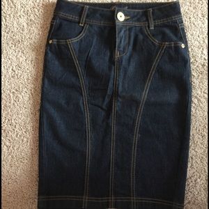 Guess Dark Blue Denim Skirt