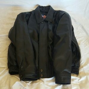 💖 Genuine USA Leather Bomber Jacket