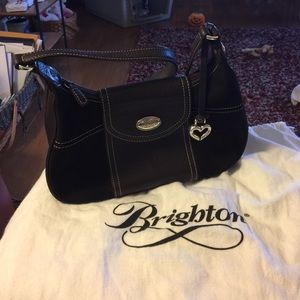 Brighton leather and suede handbag
