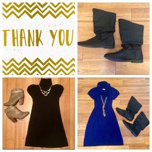 Dress and boot bundle!