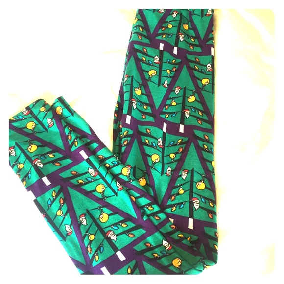 LuLaRoe Holiday Christmas leggings Tween