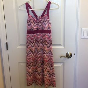 Prana Amaya dress in Boysenberry Tempo