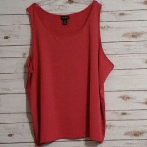 Maggie Barnes geranium colored tank
