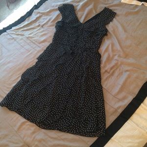 Black and White Polka Dot Dress | Adrianna Pappel