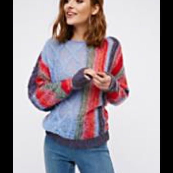 Free People Horizon sweater, M, L like new.