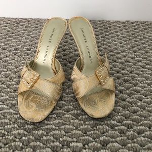 Used Chinese Laundry sandals.