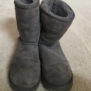 Gray classic short UGGs
