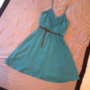 Turquoise Spaghetti Strap dress | Maurices