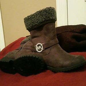 Michael Kors Little Girl Dark Grey Boots