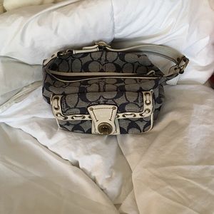 Coach denim bag