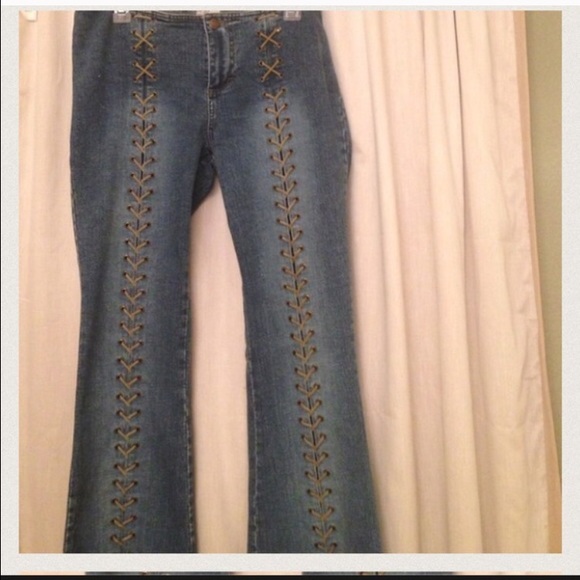 mudd lace up jeans