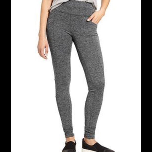 Athleta Herringbone jogging metro pant, size L.