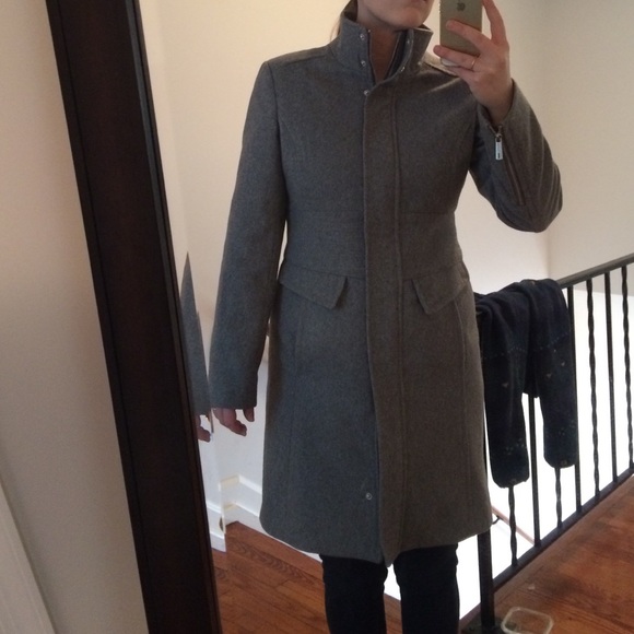 Kenneth Cole grey wool coat