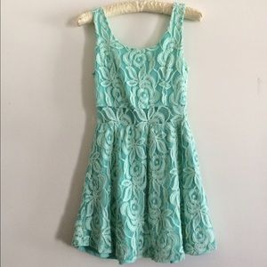 Mint Lace Dress