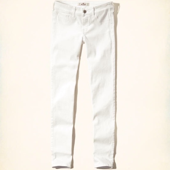 BRAND NEW Hollister super Skinny white jeans