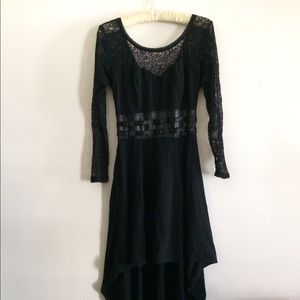 Black High Low Dress