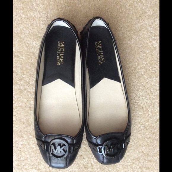Michael Kors Leather Fulton Flats