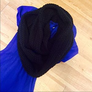 Crocheted infinity scarf