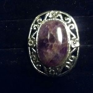 New Amazing natural amethyst ring