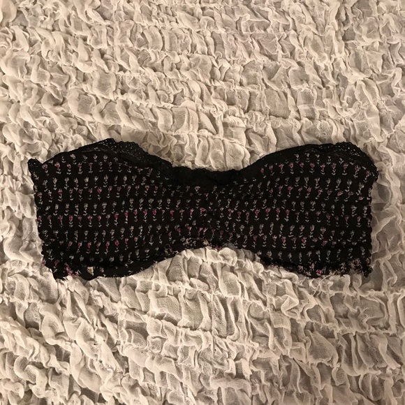 Free People floral cabana bandeau bra