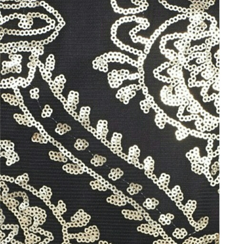 Sequined Mesh Sheath Dress - Picture 6 of 6