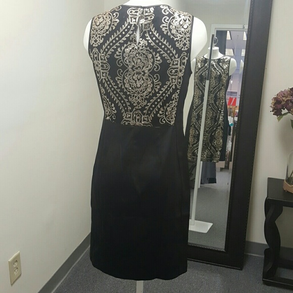 Sequined Mesh Sheath Dress - Picture 5 of 6