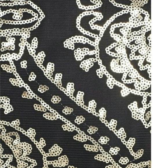 Sequined Mesh Sheath Dress - Picture 6 of 6