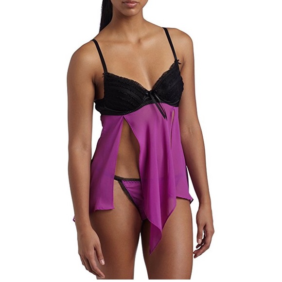 Sale! Cinema Etoile Chiffon & Lace Ruffle Babydoll