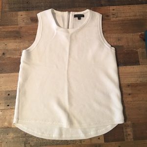 Banana Republic White Shell Knit Top