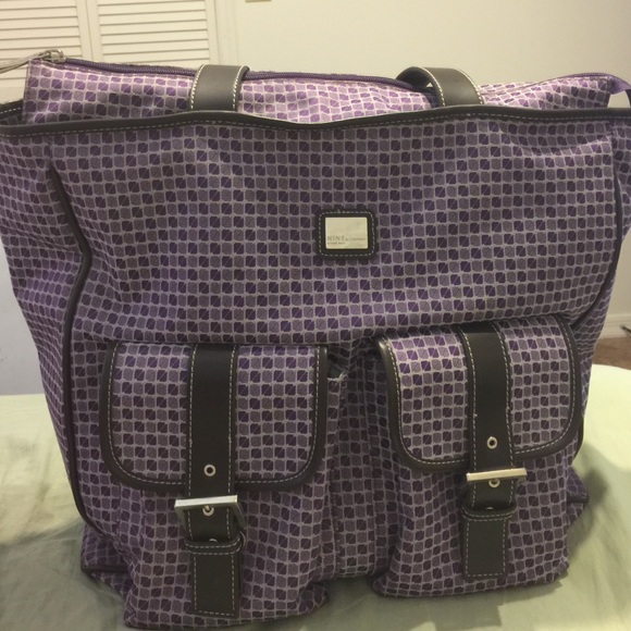 🌺LARGE WEEKENDER NINE AND COMPANY TOTE