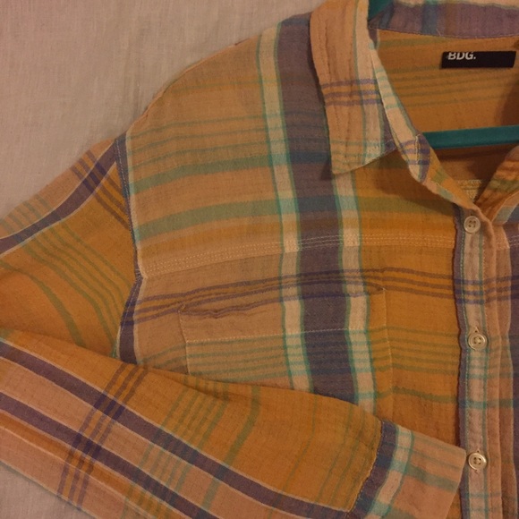 BDG Plaid Button Down