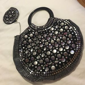 beaded purse