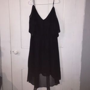 Black hi low dress size 14