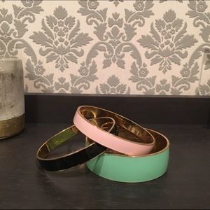 J.Crew bangle bracelet set