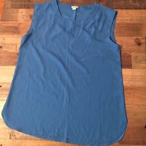 J. Crew Blue Blouse Size Medium