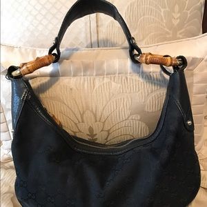 Gucci authentic bamboo rings bag