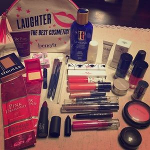 Large Lot makeup MAC NYX ULTA BENEFIT WINKY LUX