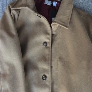 Camel peacoat