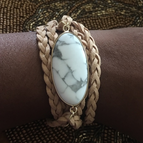 ⚜️Braided Wrap Bracelet with stone⚜️ - Picture 3 of 3